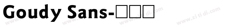 Goudy Sans字体转换